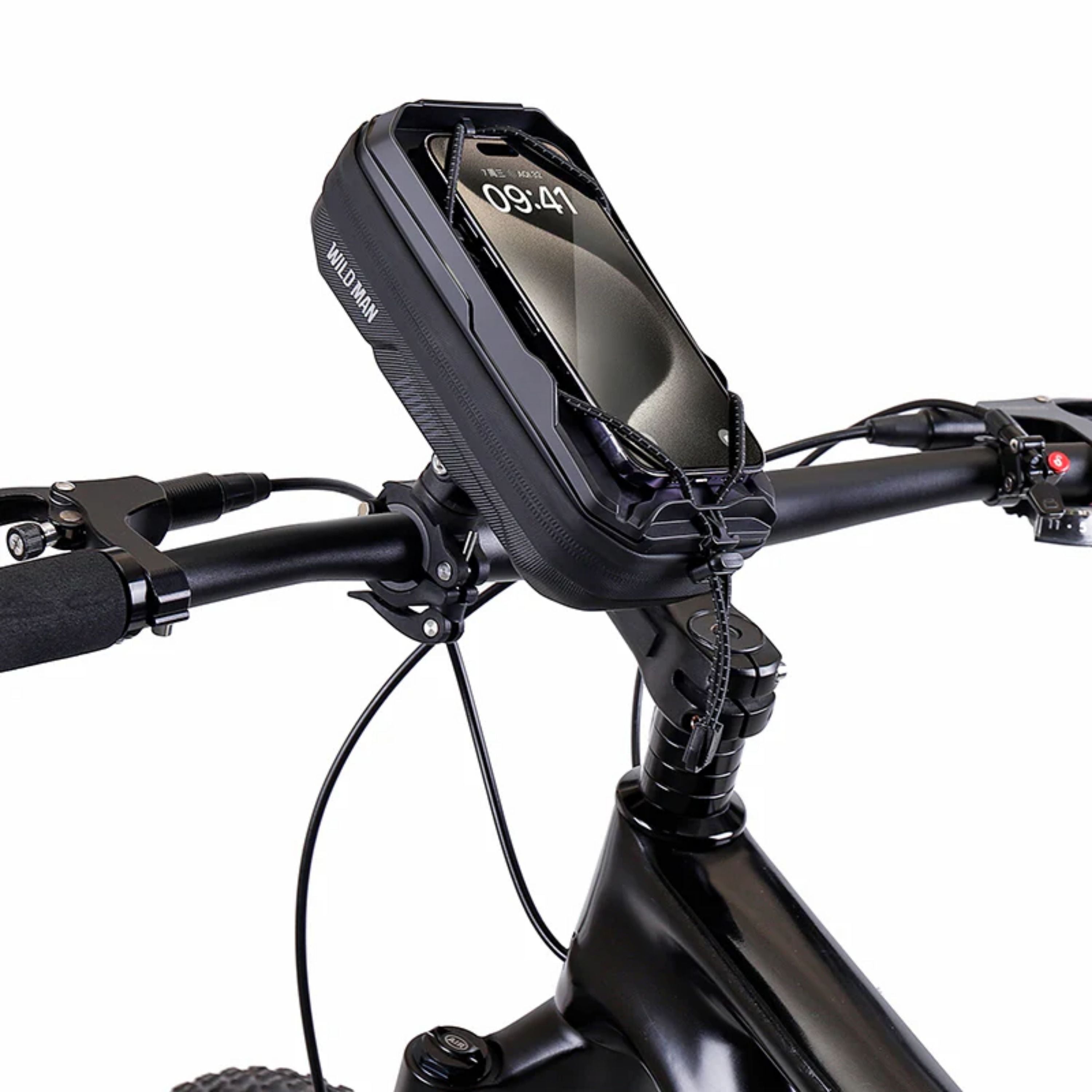 Support sacoche téléphone noir