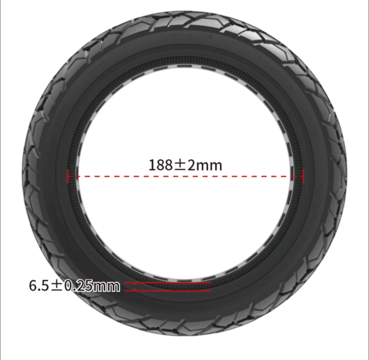 Pneu plein ZT3 70/60 7.5