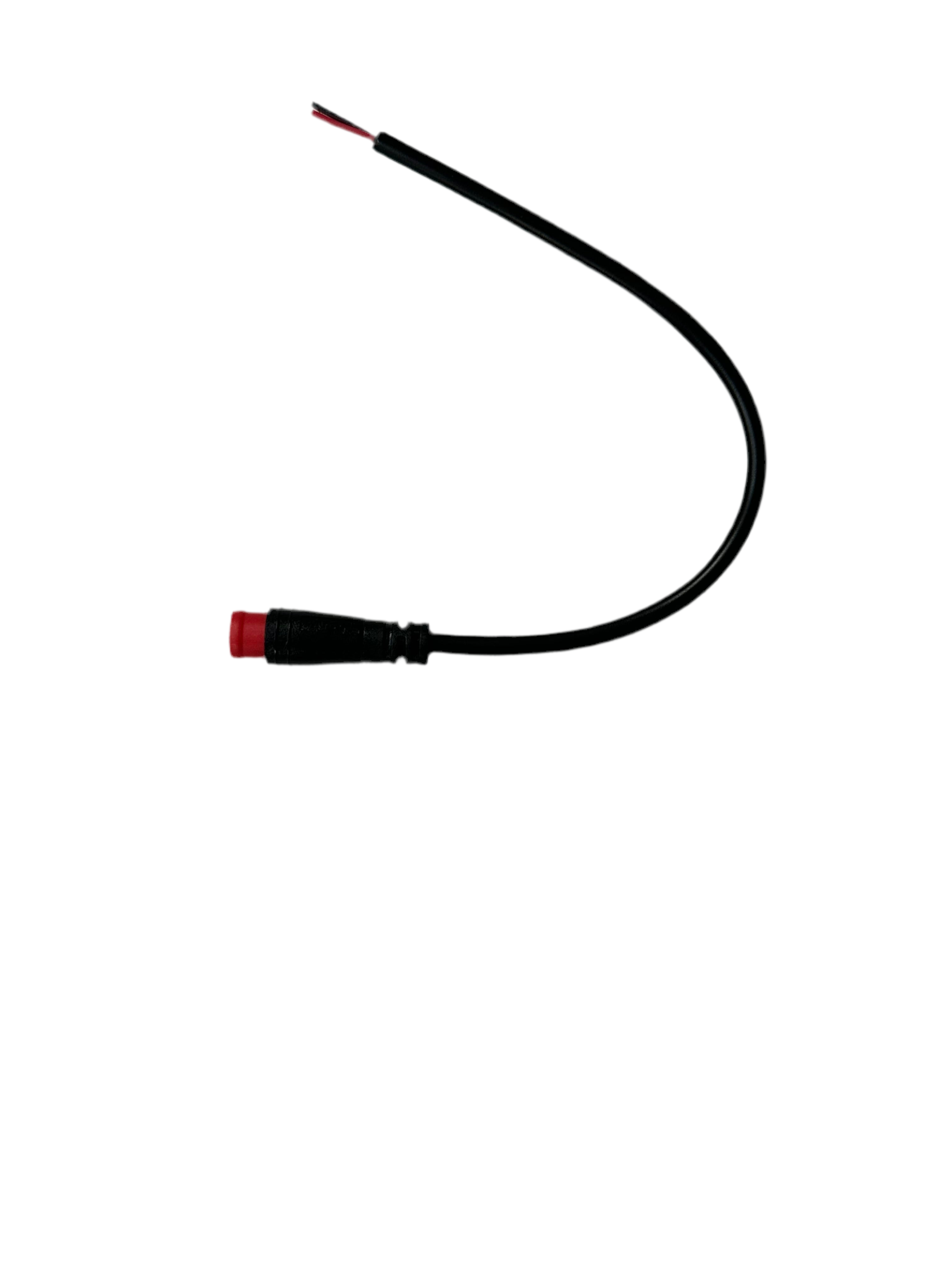 Câble 2 broches mâle 18 cm